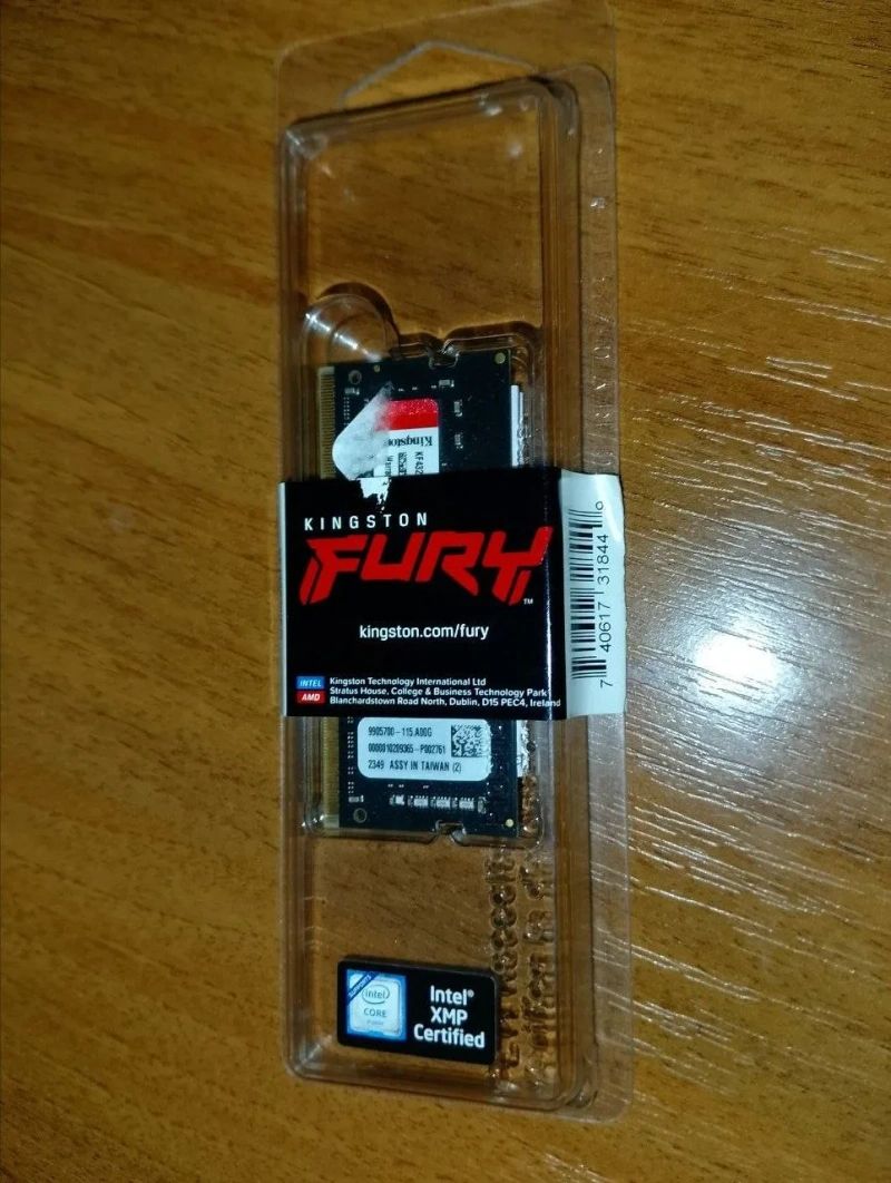 Оперативная память Kingston Fury Impact 8GB DDR4 SO-DIMM 3200 MHz — фото 2