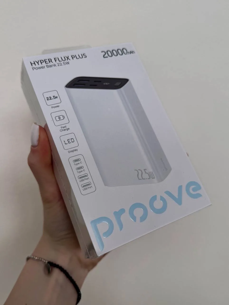 Портативна Батарея Proove Hyper Flux Plus 22.5W 20000mAh