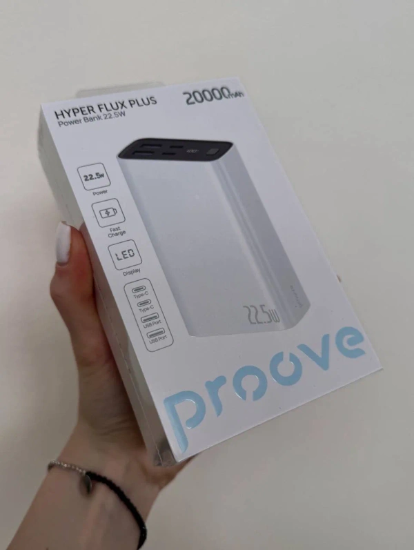 Портативна Батарея Proove Hyper Flux Plus 22.5W 20000mAh