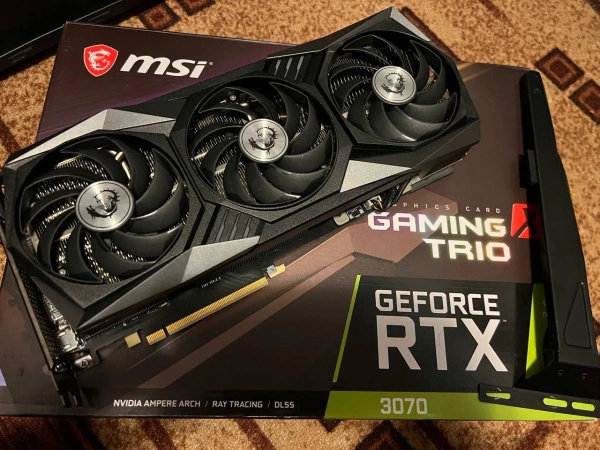Видеокарта MSI GeForce RTX 3070 GAMING TRIO