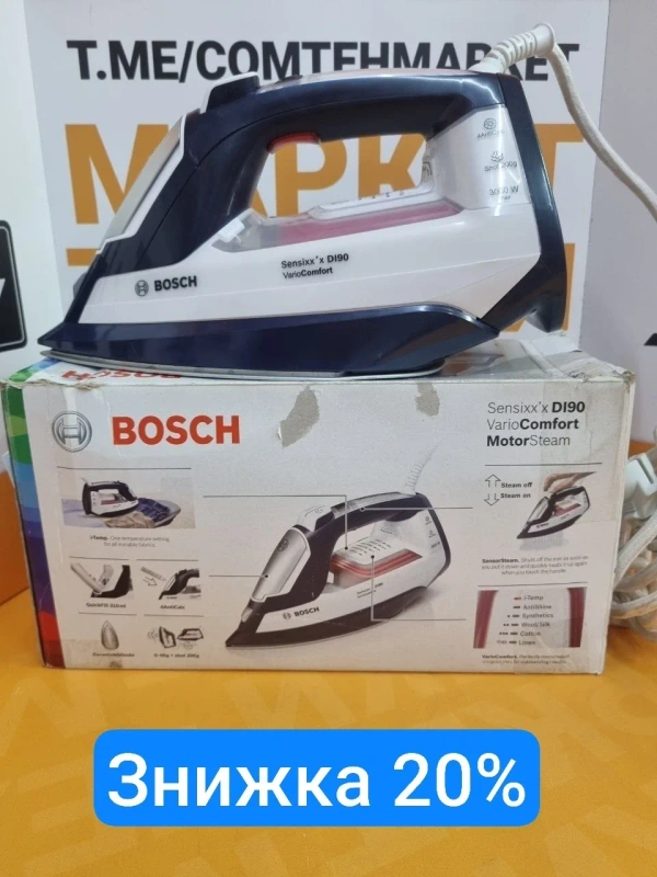 Праска BOSCH Sensixx*x DI90 VarioComfort MotorSteam
