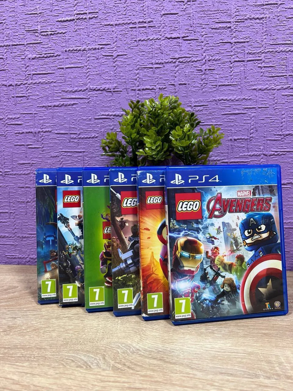 Набор из 6 дисков игр Lego для PlayStation 4