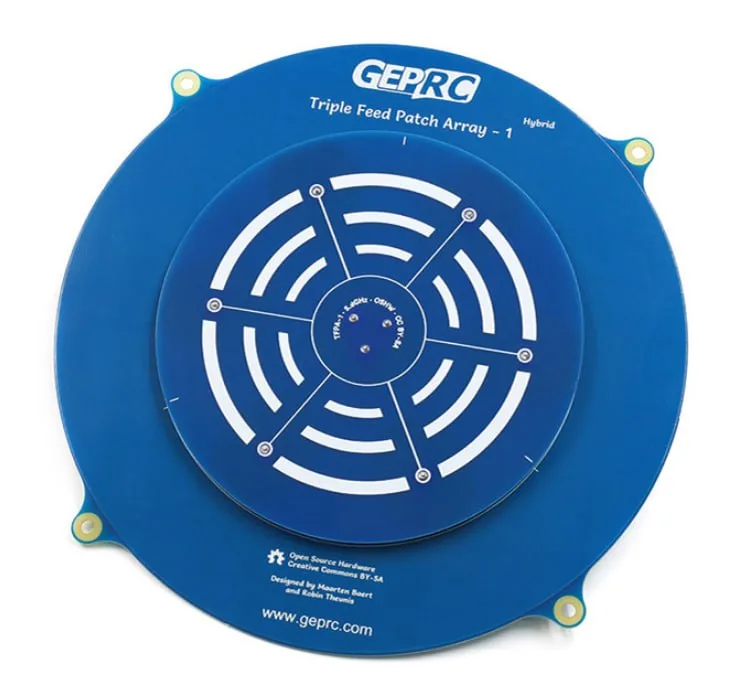 GEPRC 5.8ГГц Triple Feed Patch Антена 14.4 dBi RHCP LHCP