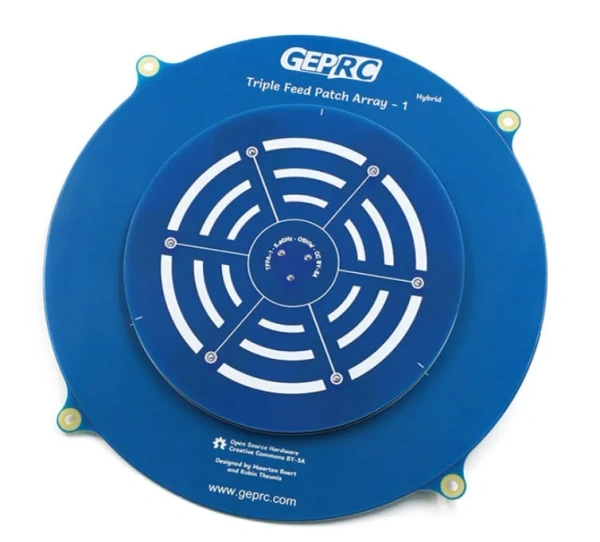 GEPRC 5.8ГГц Triple Feed Patch Антена 14.4 dBi RHCP LHCP