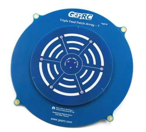 GEPRC 5.8ГГц Triple Feed Patch Антена 14.4 dBi RHCP LHCP