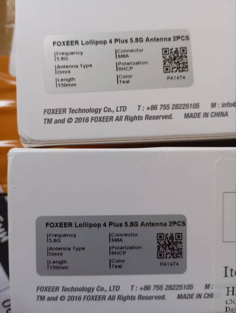 Антенна Foxeer Lollipop 4 Plus 5.8G SMA RHCP — фото 2