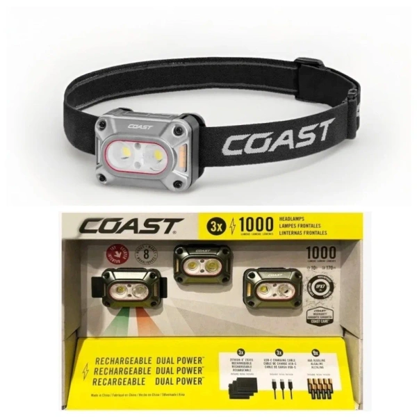 Налобный фонарь Coast CH1000R