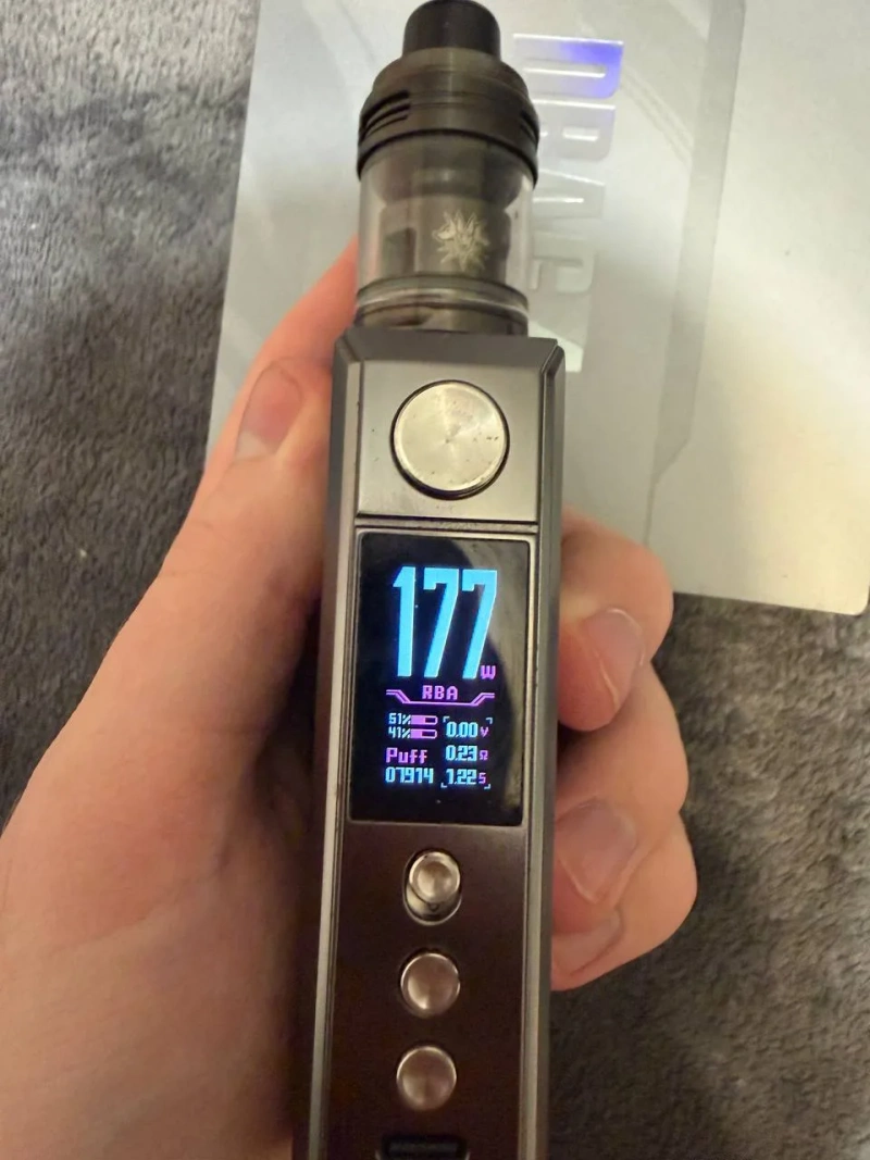 VooPoo Drag 4 177W с 2 аккумуляторами 3000 mAh — фото 4