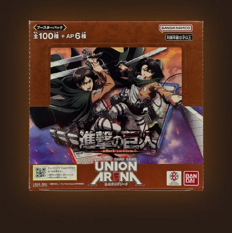 Коллекционные карточки Union Arena Attack on Titan и One Piece