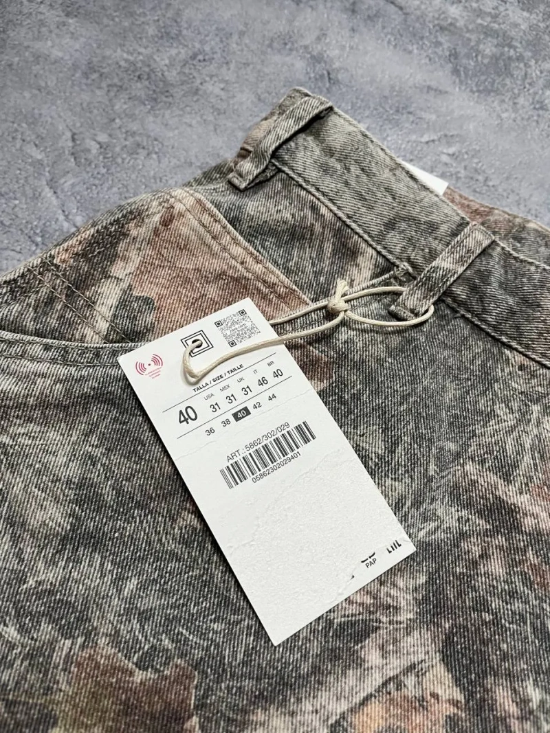 Zara Real3 шорты камуфляжные размер 31 — фото 3