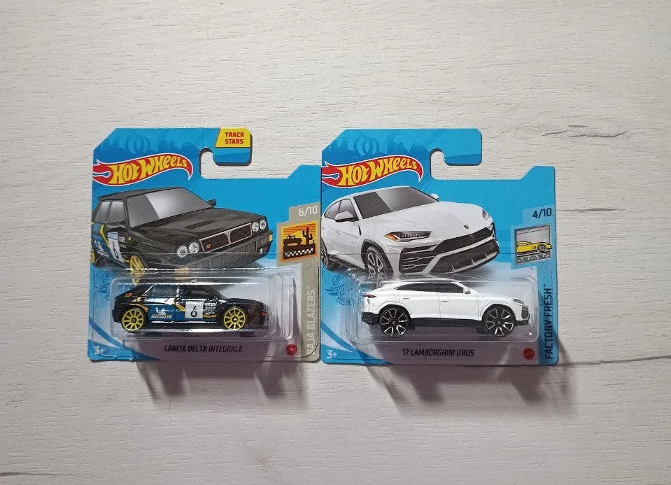 Hot Wheels Lancia Delta Integrale и Lamborghini Urus