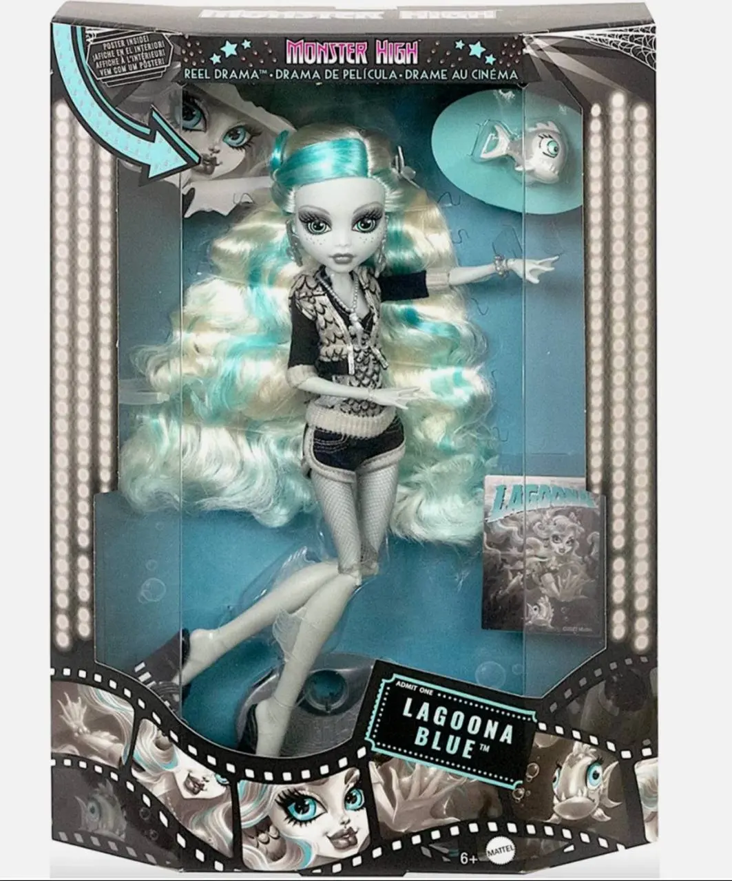 Кукла Monster High Lagoona Blue Reel Drama