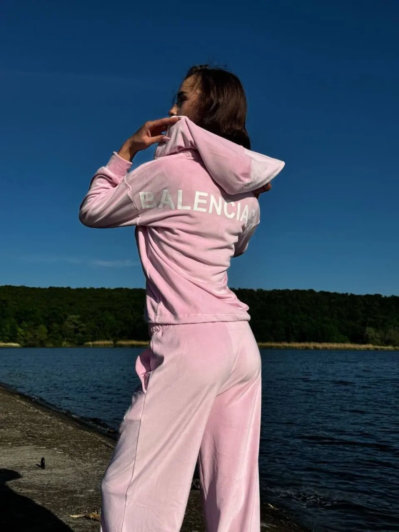 Костюм велюровый Balenciaga женский S-L — фото 5