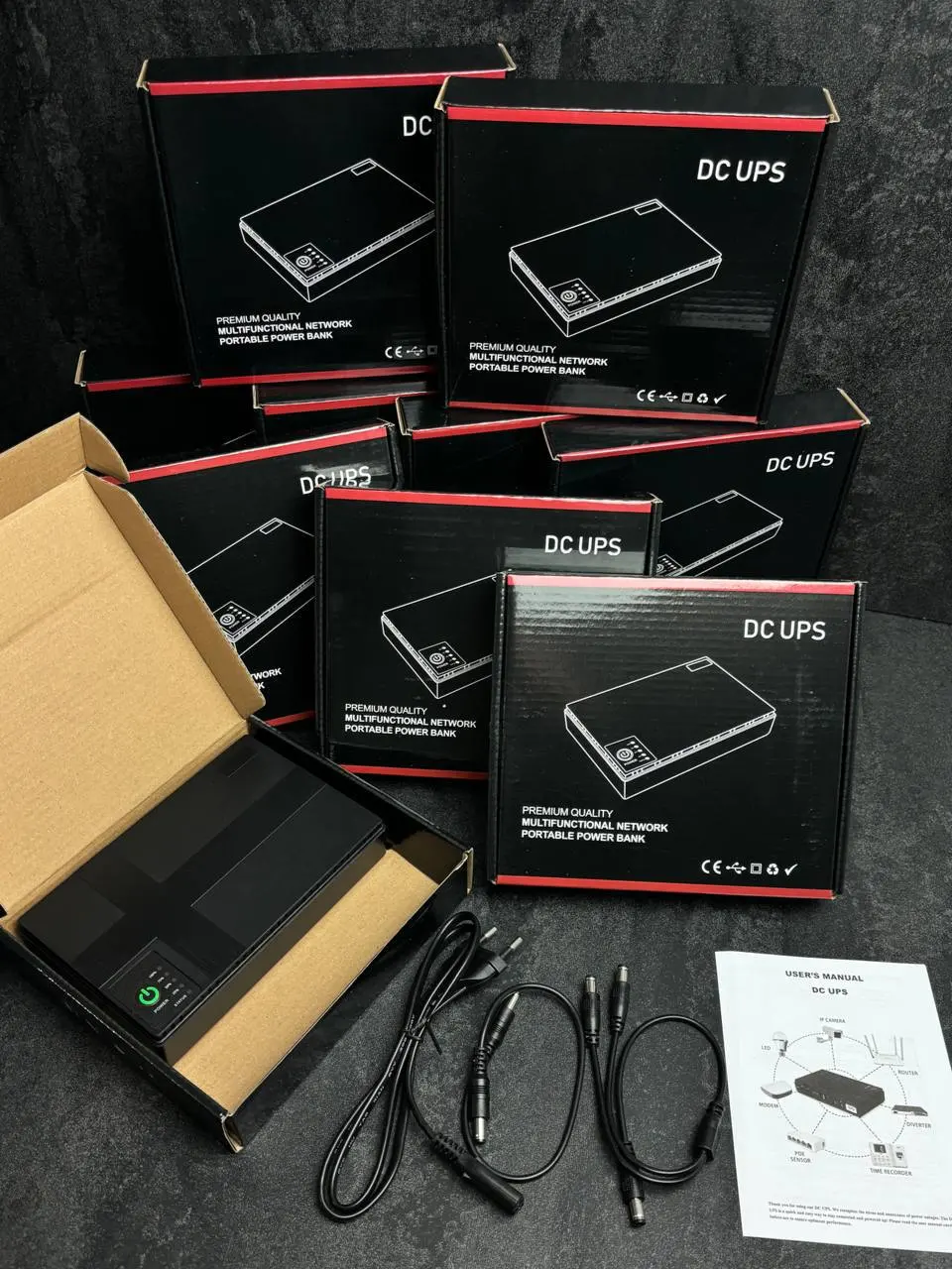 Портативное источник бесперебойного питания DC UPS 10400mAh
