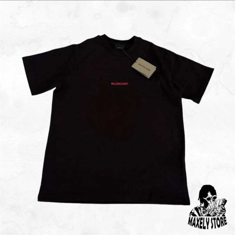 Balenciaga Футболка черная — фото 3