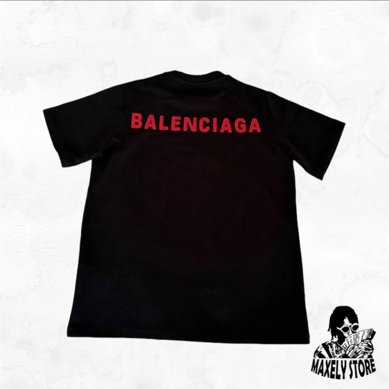 Balenciaga Футболка черная — фото 4