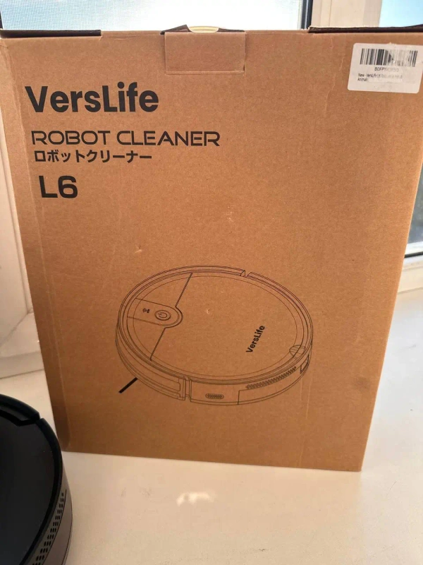 Робот-пилосос VersLife L6 з функцією миття, чорний