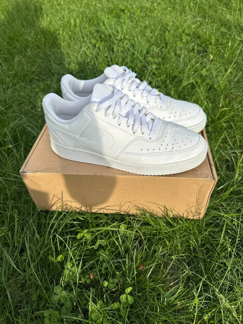 Nike Court Vision Low White кроссовки мужские размер 42.5