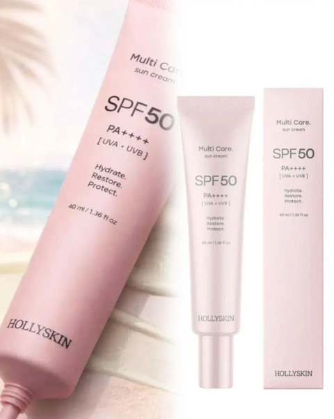 Сонцезахисний крем для обличчя HOLLYSKIN Multi Care SPF 50, 40 мл