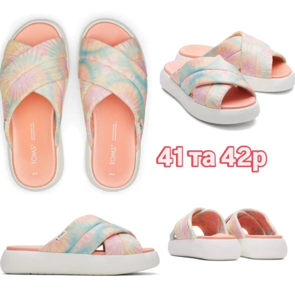 Шлепки Toms женские 41, 42 размер