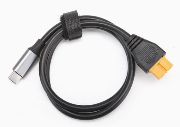 Кабель-перехідник ToolkitRC SC100 Type-C на XT60 Female 50 см