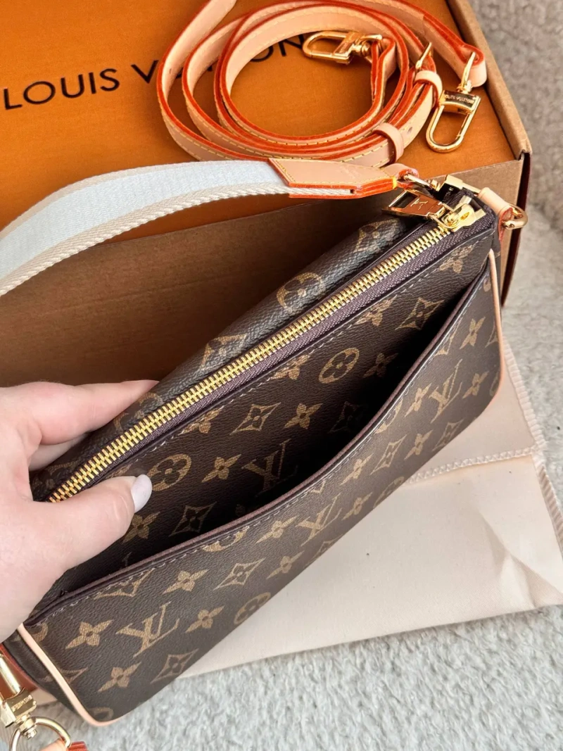 Louis Vuitton Сумка женская кожаная канва — фото 2
