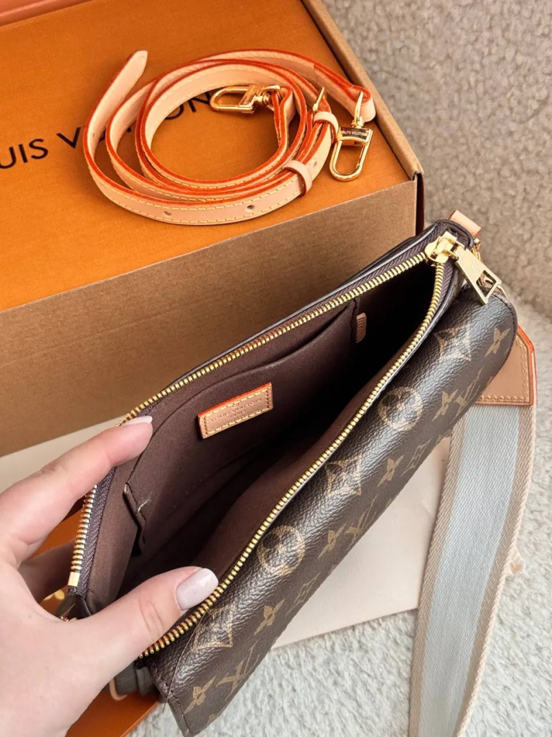 Louis Vuitton Сумка женская кожаная канва — фото 3
