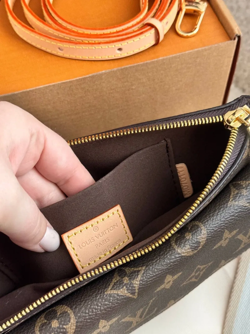 Louis Vuitton Сумка женская кожаная канва — фото 4