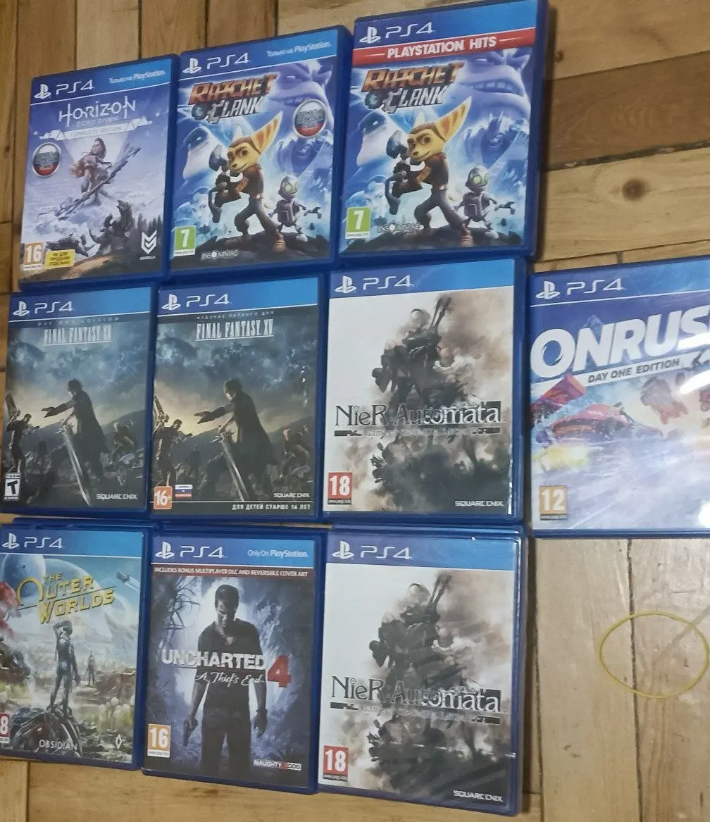 Комплект ігор PS4 (14 дисків) Detroit, FIFA, Horizon, Uncharted та інші