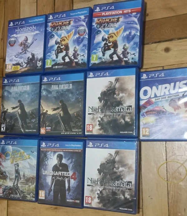 Комплект ігор PS4 (14 дисків) Detroit, FIFA, Horizon, Uncharted та інші