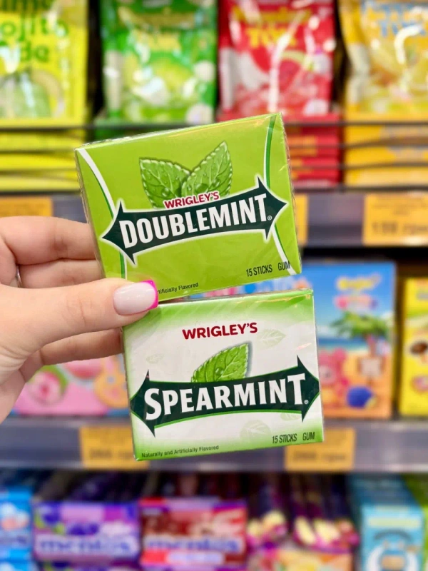 Жуйка Wrigley's Doublemint/Spearmint 15 sticks