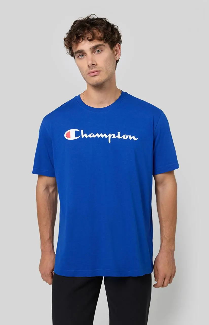 Футболка Champion мужская синяя размер M