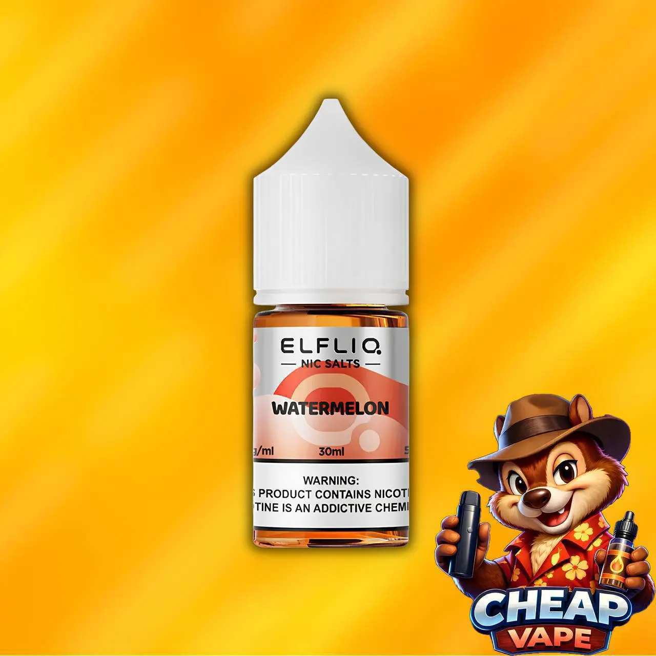 ElfliQ Nic Salts Watermelon 50mg 30ml