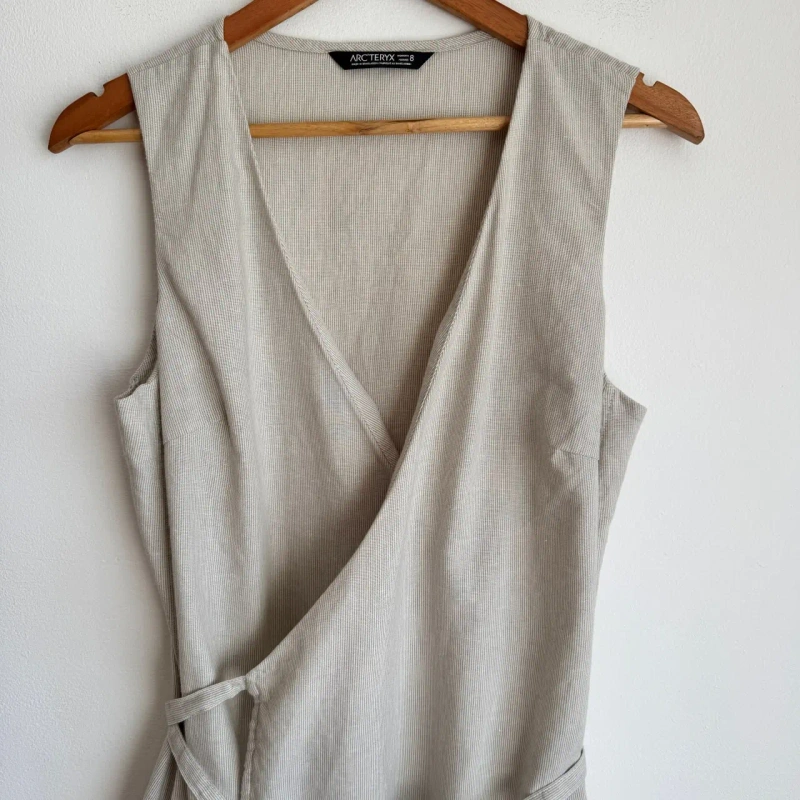 Arc'teryx Vaseux Linen Blend Wrap Dress M — фото 2