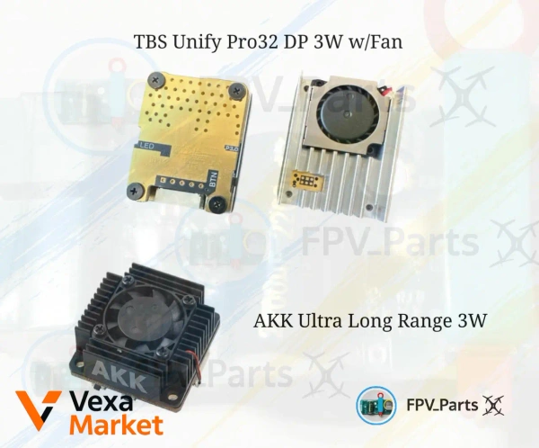 Видеопередавач AKK Ultra Long Range 3W 4.9-6GHz 80CH Low Band