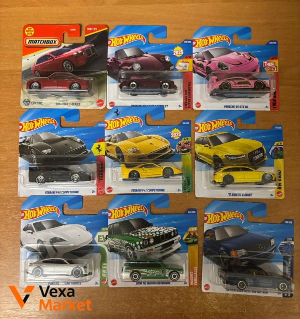 Коллекционные машинки Hot Wheels и Matchbox