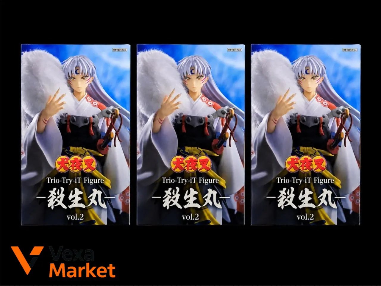 Фигурка Inuyasha Sesshomaru от Furyu, бренд Trio-Try It, высота 21 см