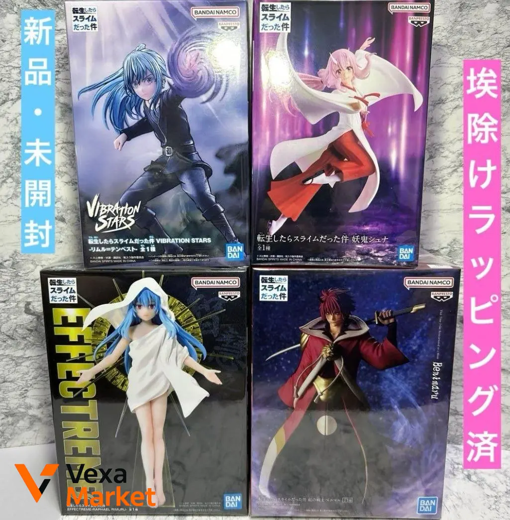 Коллекционные фигурки "Tensei Shitara Slime Datta Ken" от Bandai Namco