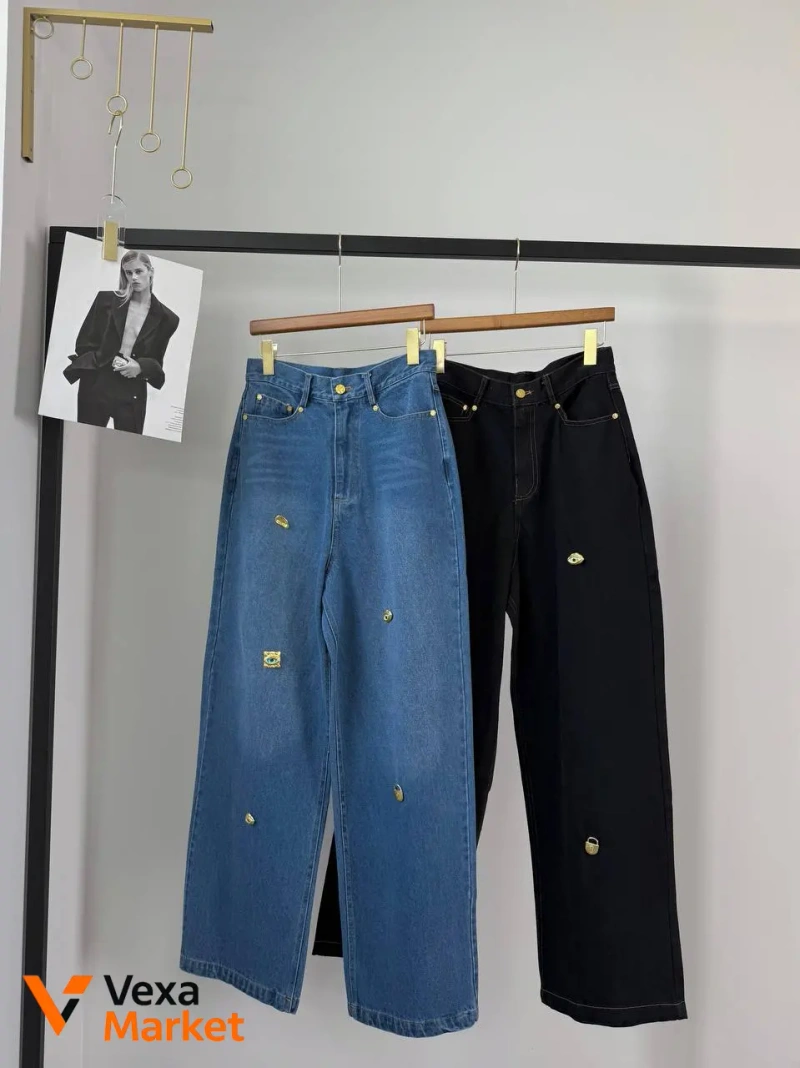 Джинсы Schiaparelli женские широкие — фото 3