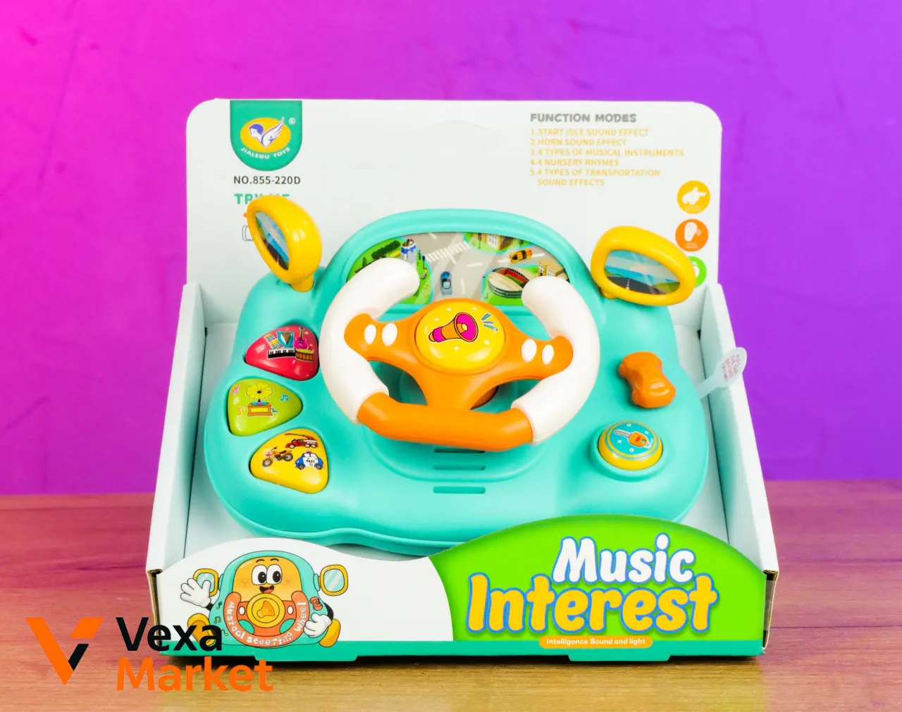 Музыкальное руль "Music Interest" 855-220 D