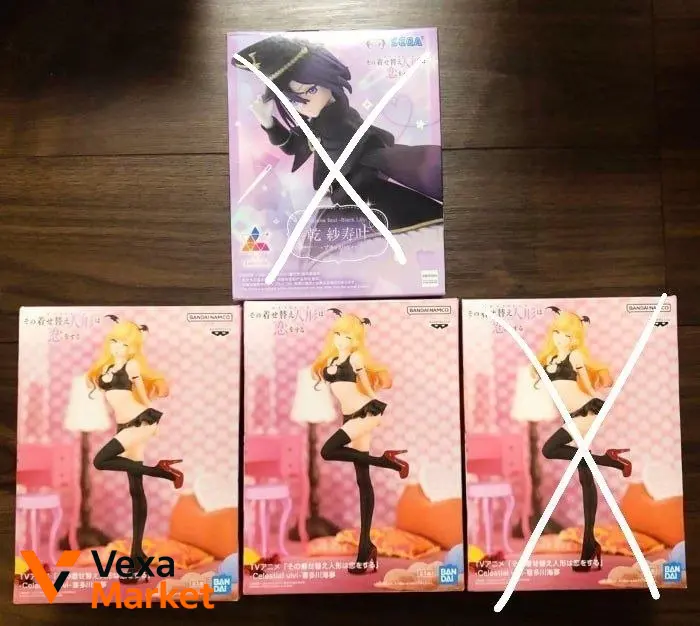 Коллекционные фигурки Banpresto My Dress-Up Darling (Marin Kitagawa, Shizuku Kuroe)