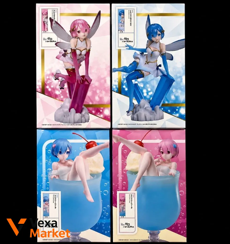 Фигурки Рам и Рем из Re:Zero