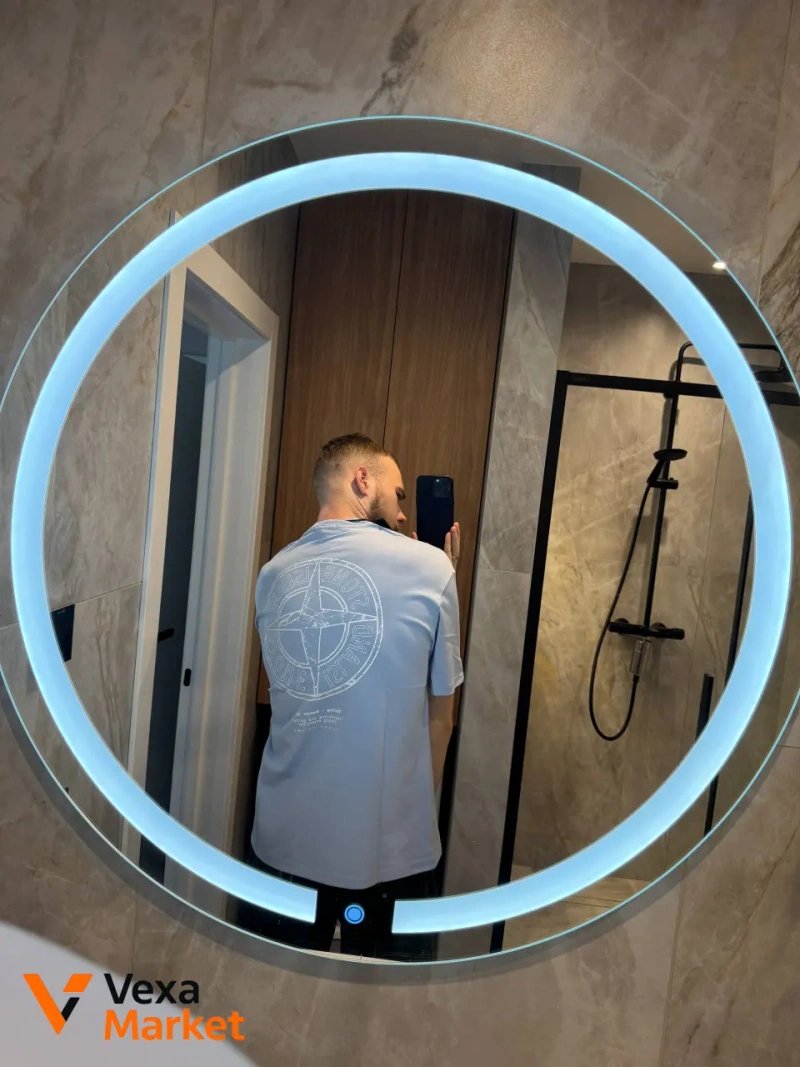 Футболка Stone Island блакитна чоловіча розмір M, L — фото 3