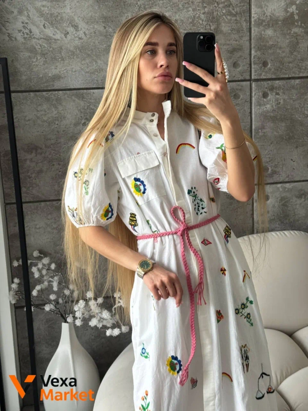 Сукня Alemais Льон з вишивкою