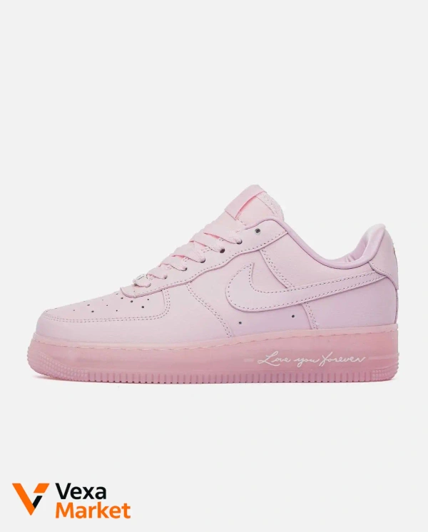 Nike Air Force 1 "Love You Forever" Розовые кожаные кроссовки