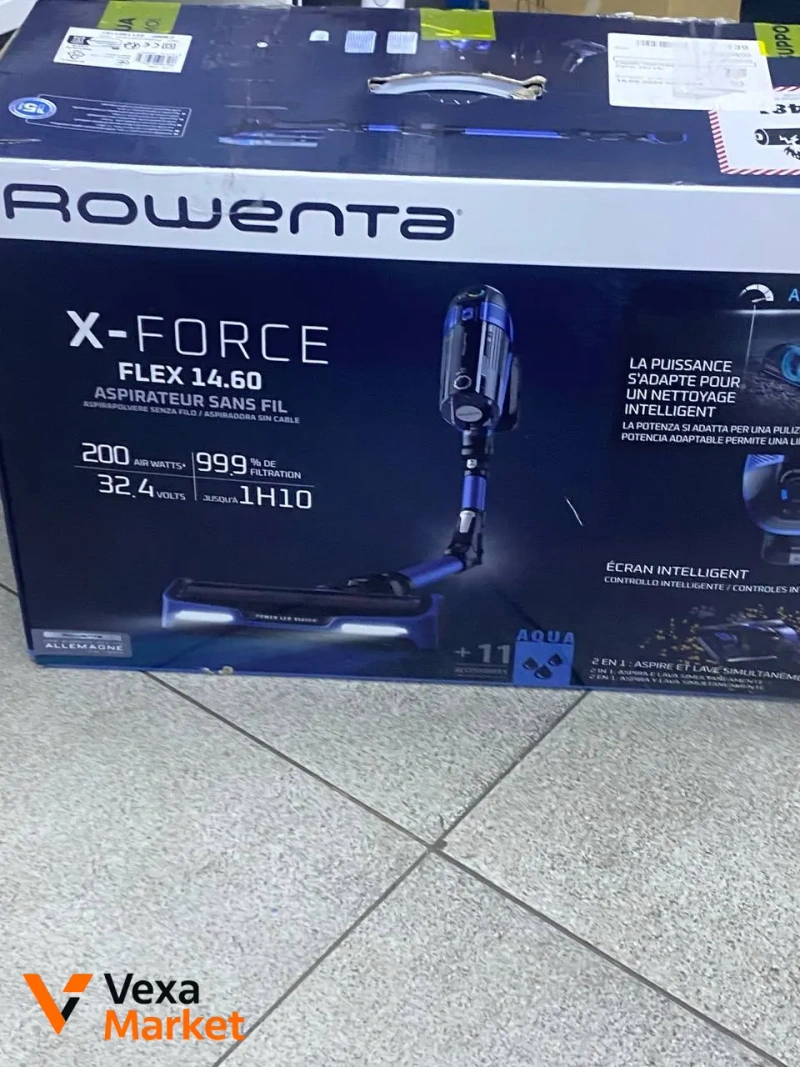 Акумуляторний пилосос Rowenta X-Force 14.60 Auto Aqua RH99C0WO — фото 4