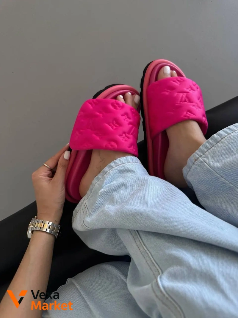 Louis Vuitton Pillow Slides Pink — фото 4