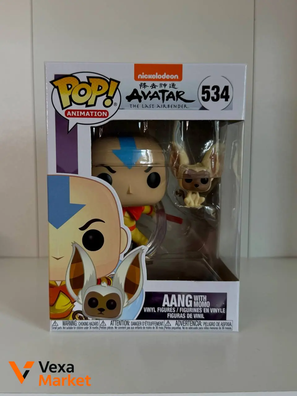 Фигурка Funko Pop! Animation Avatar: The Last Airbender Aang with Momo
