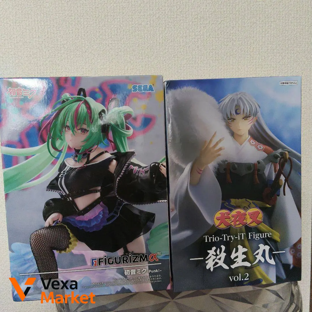 Коллекционные фигурки Hatsune Miku и Sesshomaru