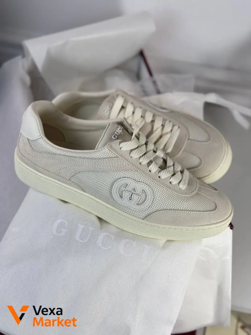 Кросівки Gucci жіночі білі — фото 3
